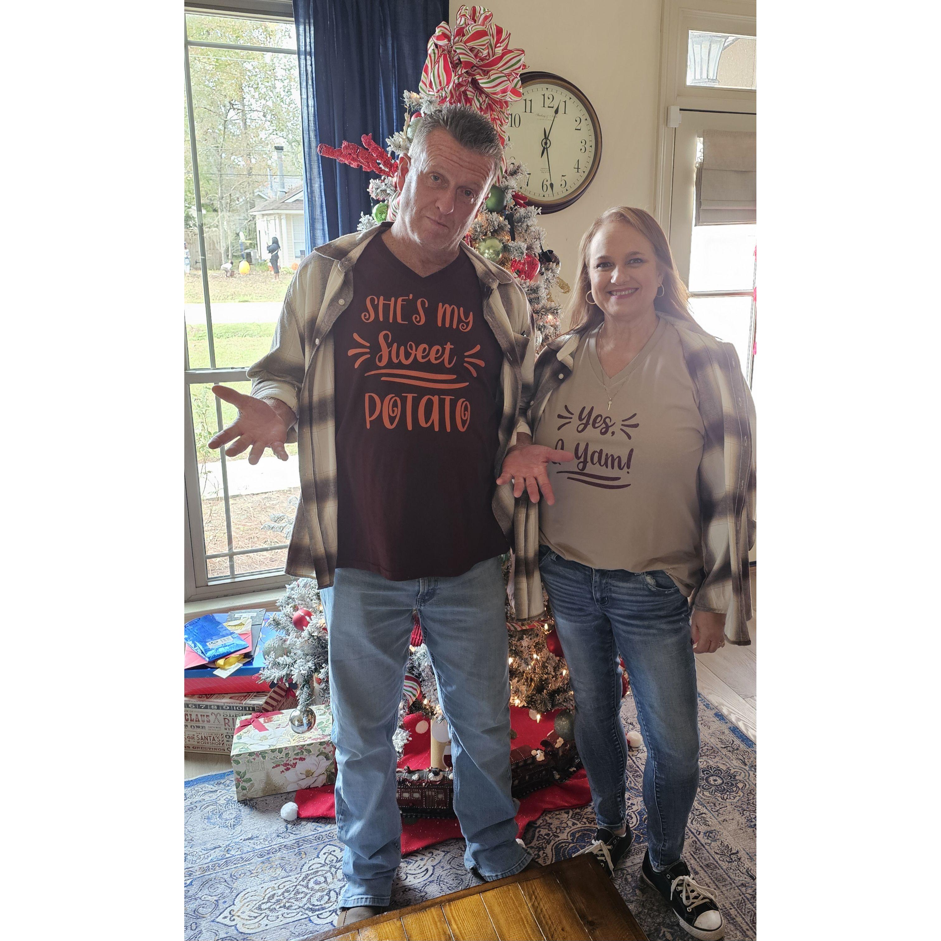 I yam his sweet potato!