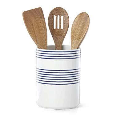 Kate Spade New York 885892 Charlotte Street utensil crock, Blue
