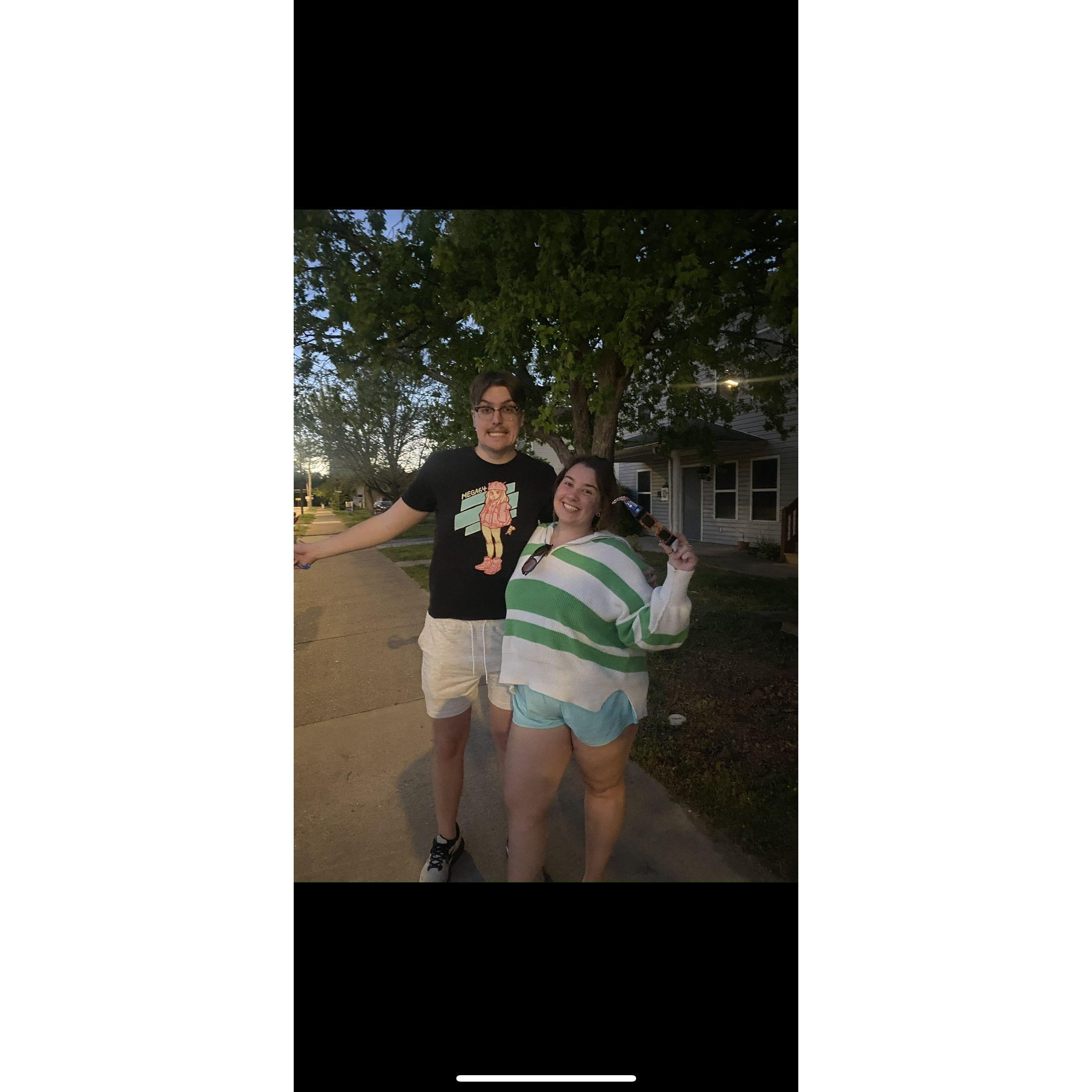 Eclipse totality in Carbondale 2024