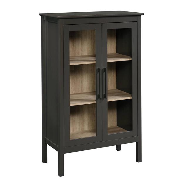 Anda Norr Storage Display Cabinet Slate Gray - Sauder