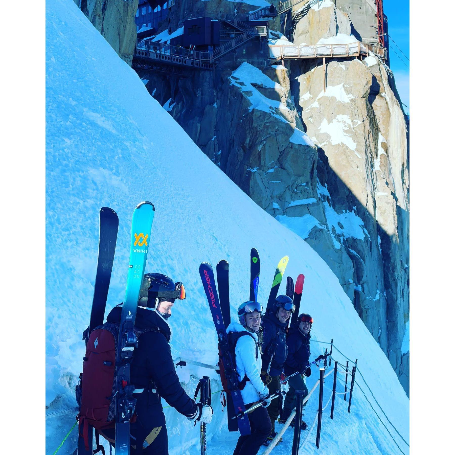 Our favorite activity -Vallee Blanche / Chamonix Edition