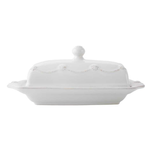 Butter Dish - Whitewash