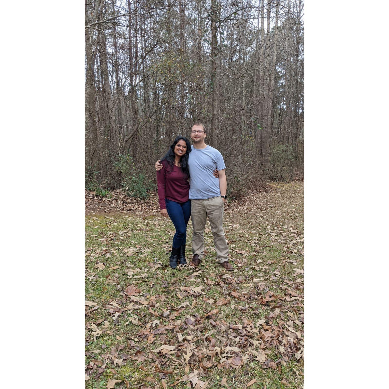 Tyler’s backyard: deep in the Georgia woods, where time slows and the world feels miles away