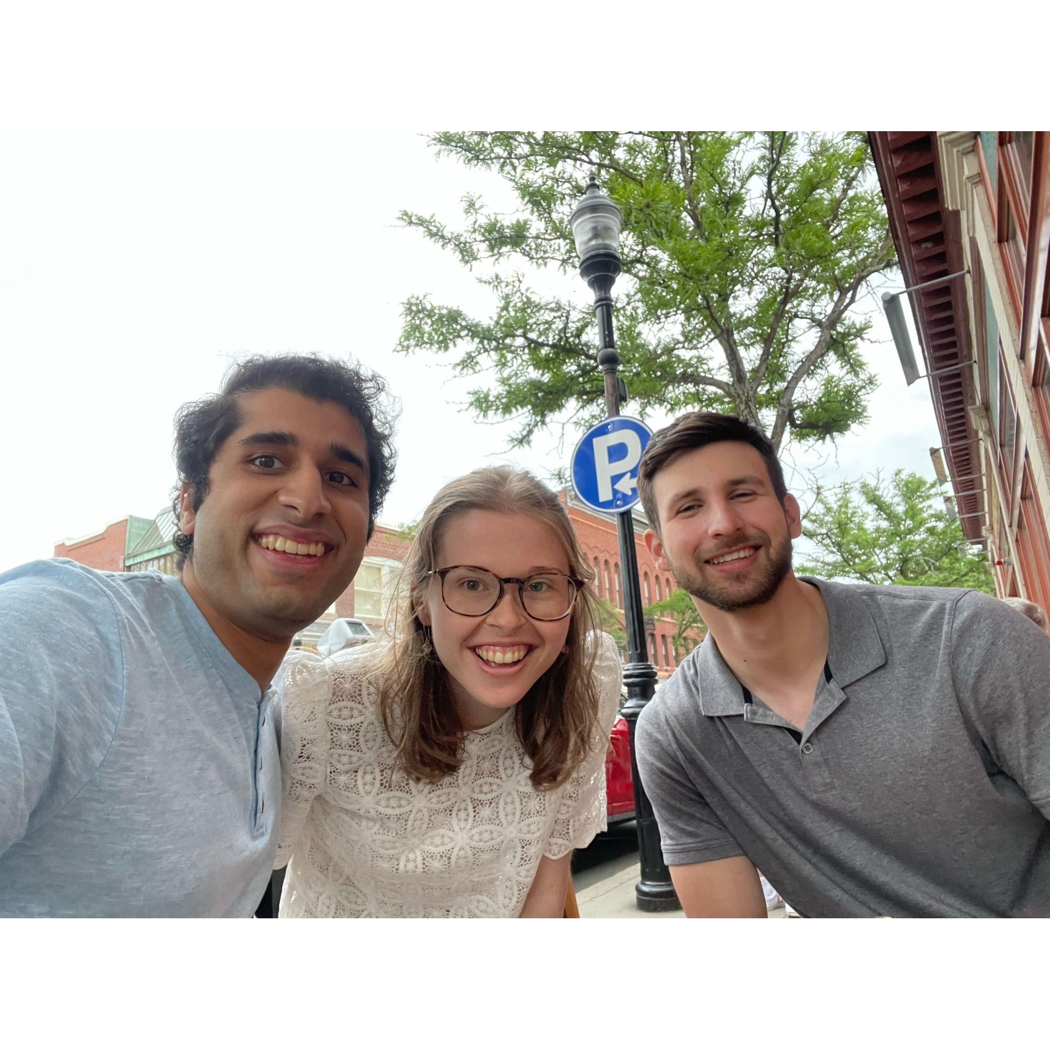 Kyle visits us in Boston!