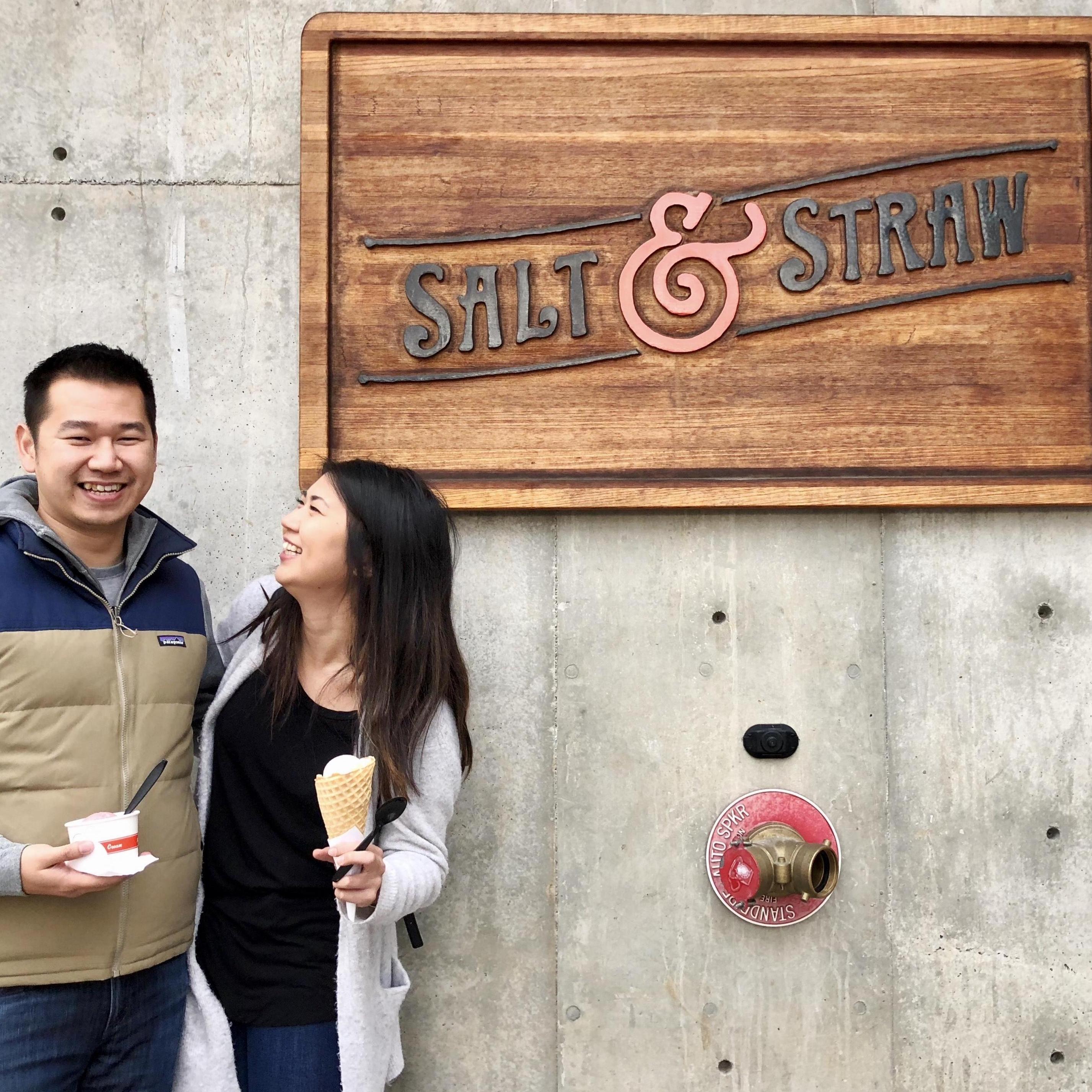 salt and straw! (selena's favorite place)