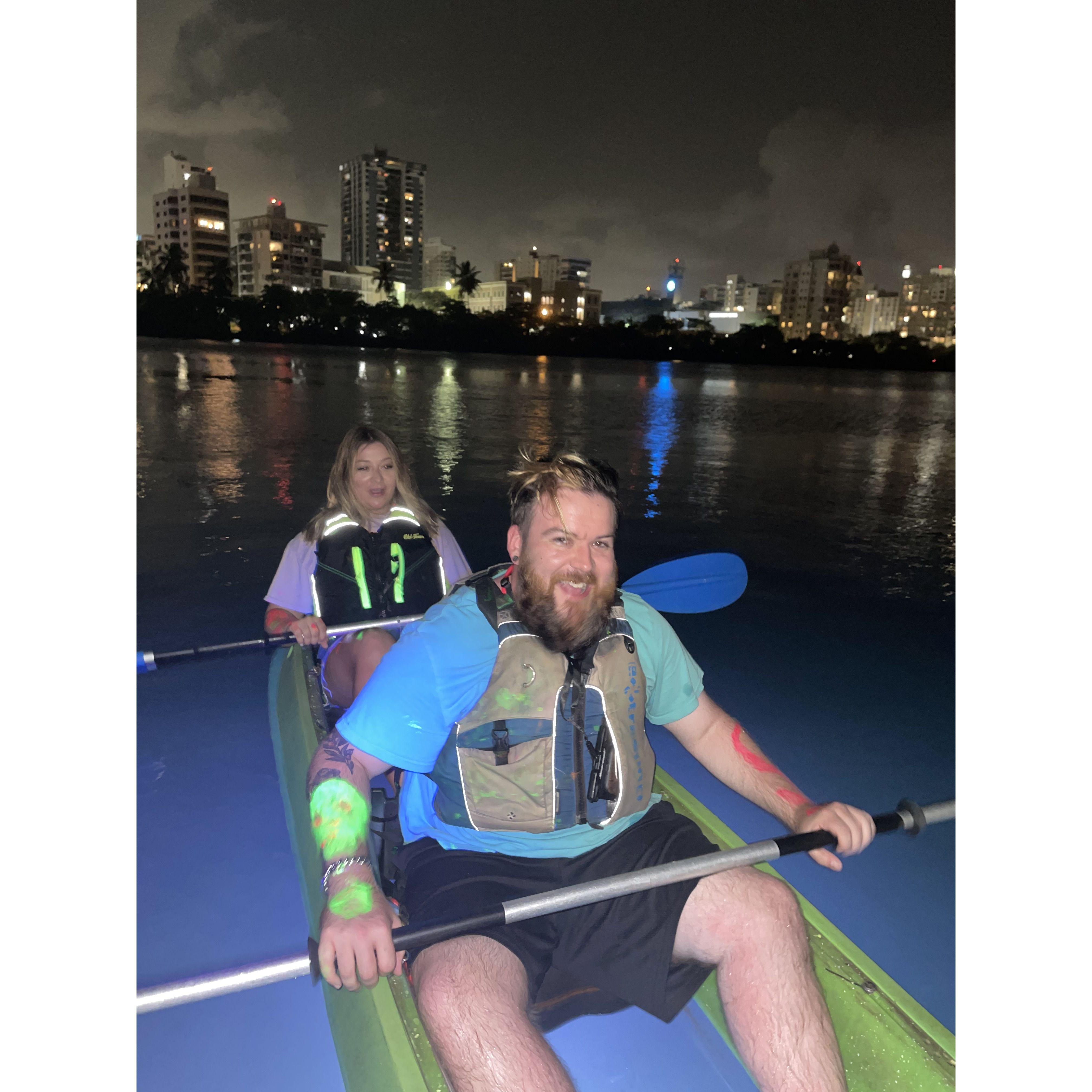Glow Kayaking in Puerto Rico