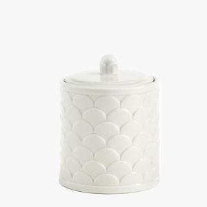 Jolie Porcelain Bathroom Cotton Jar