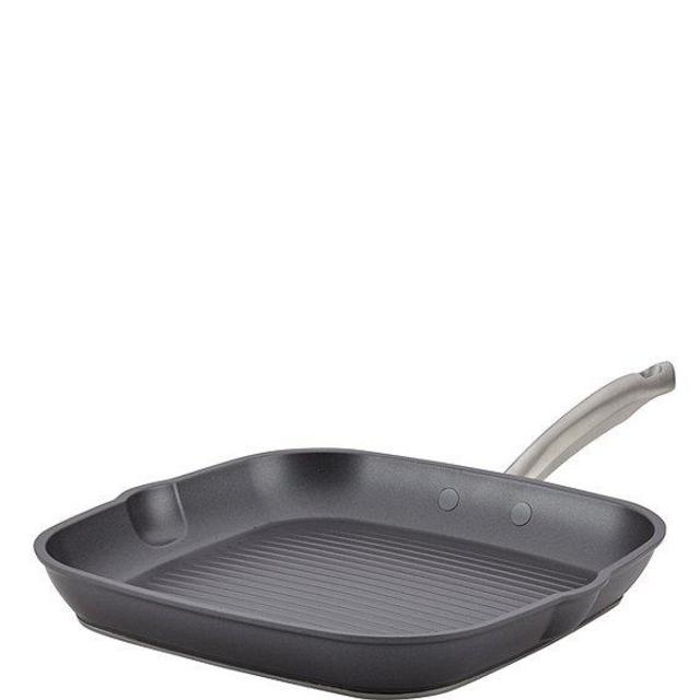 AnolonAccolade Hard-Anodized Precision Forge 11" Square Grill Pan