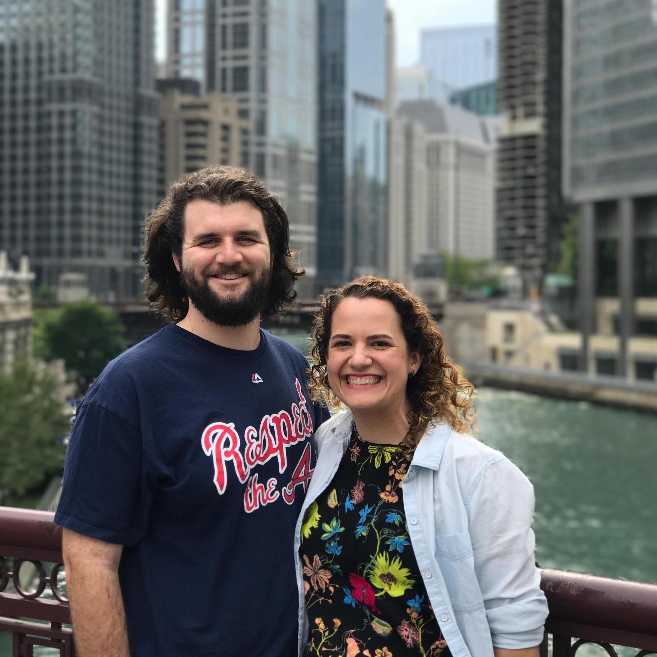 Chicago in August 2017. Our first trip together.