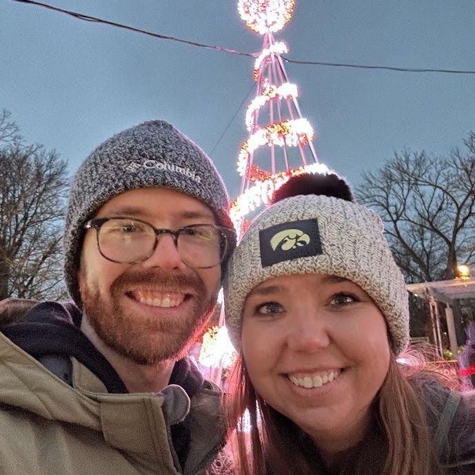 We went to see the Christmas lights at the Morton Arboretum! 2024