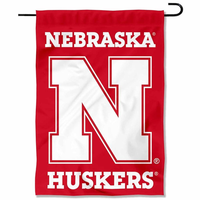 College Flags & Banners Co. Nebraska Cornhuskers N Logo Garden Flag
