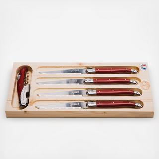 5-Piece Steak Knife and Wine Waiter Set