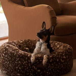 Floof Donut Pet Bed (Deer, Large)