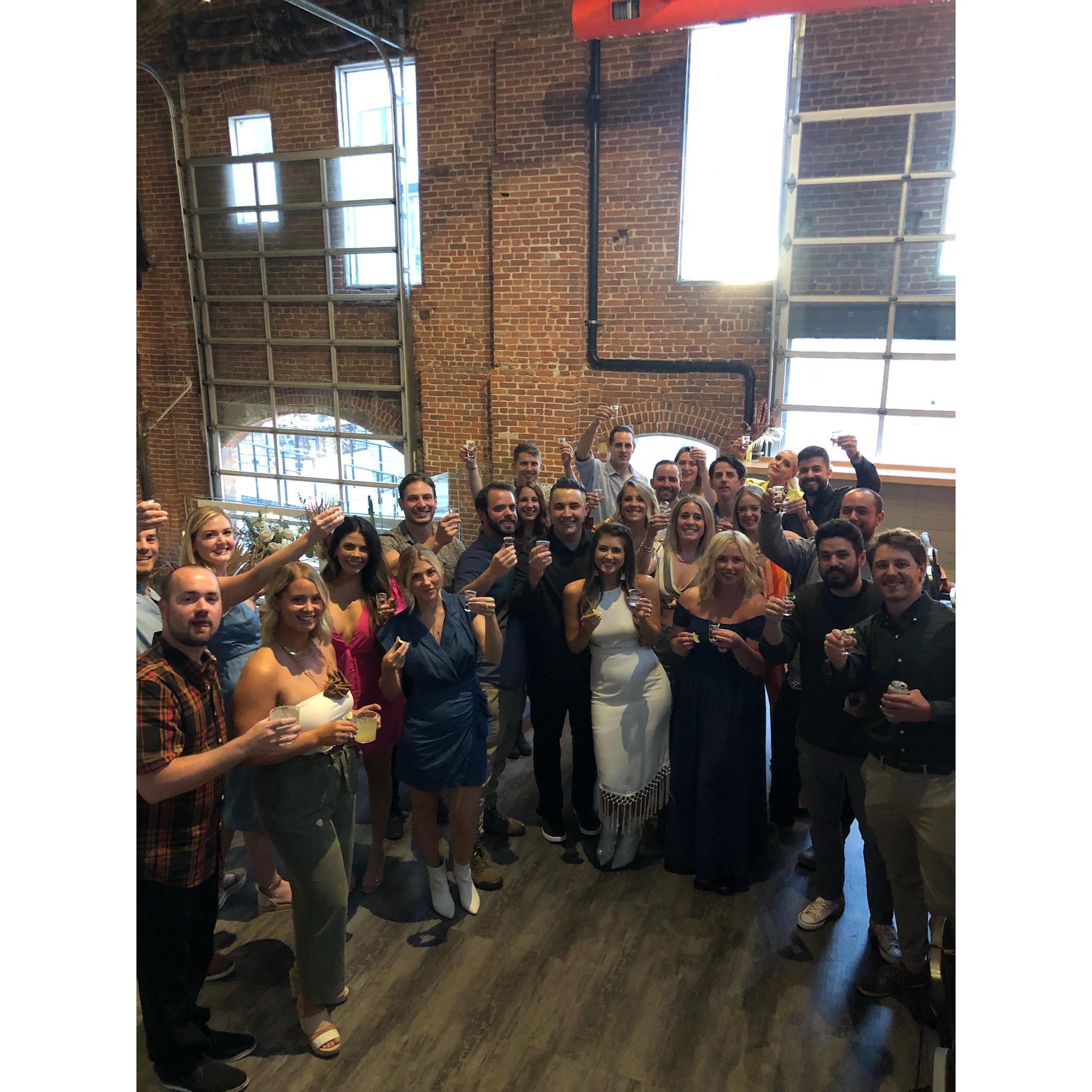 Engagement Party May 2021. We love you guys!