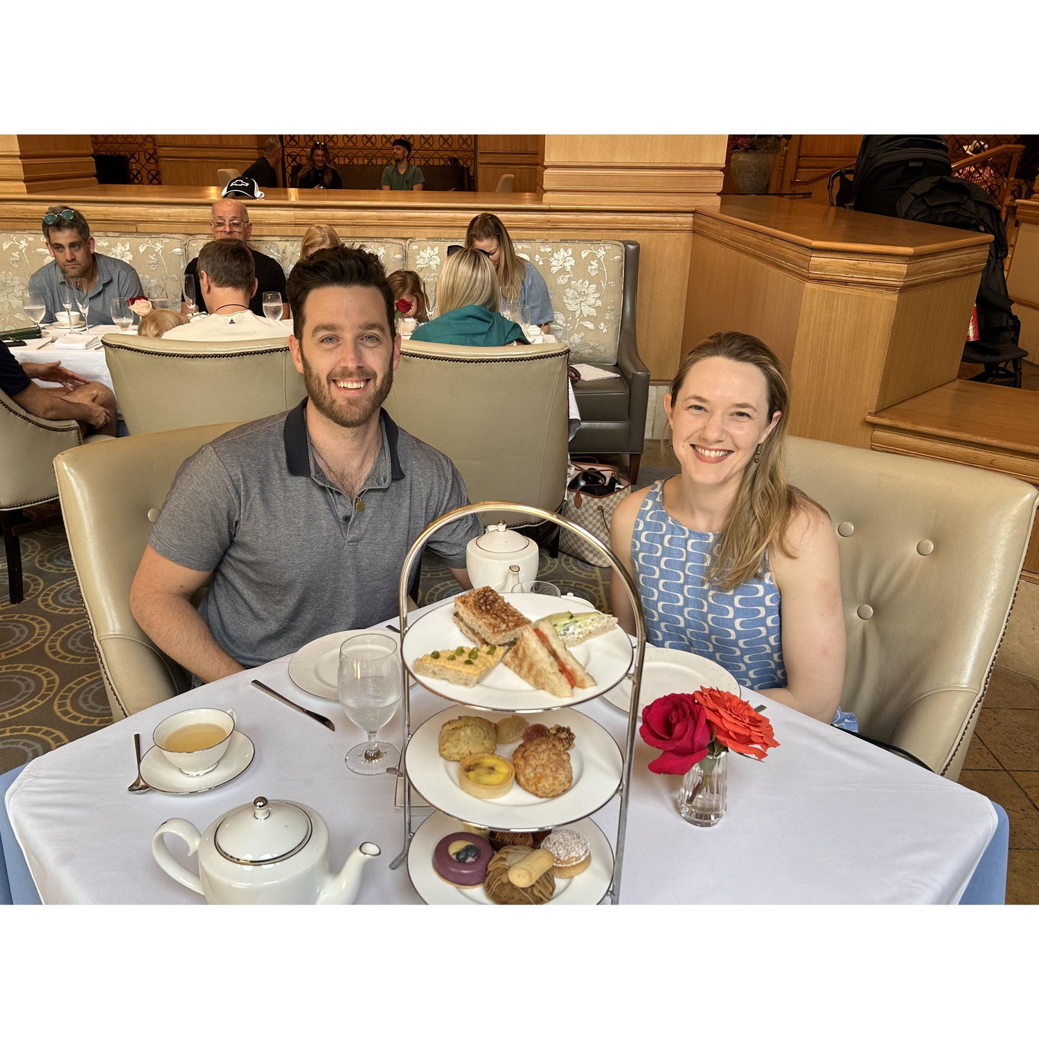 Zoe's 33rd birthday at afternoon tea in Rittenhouse Square🫖
