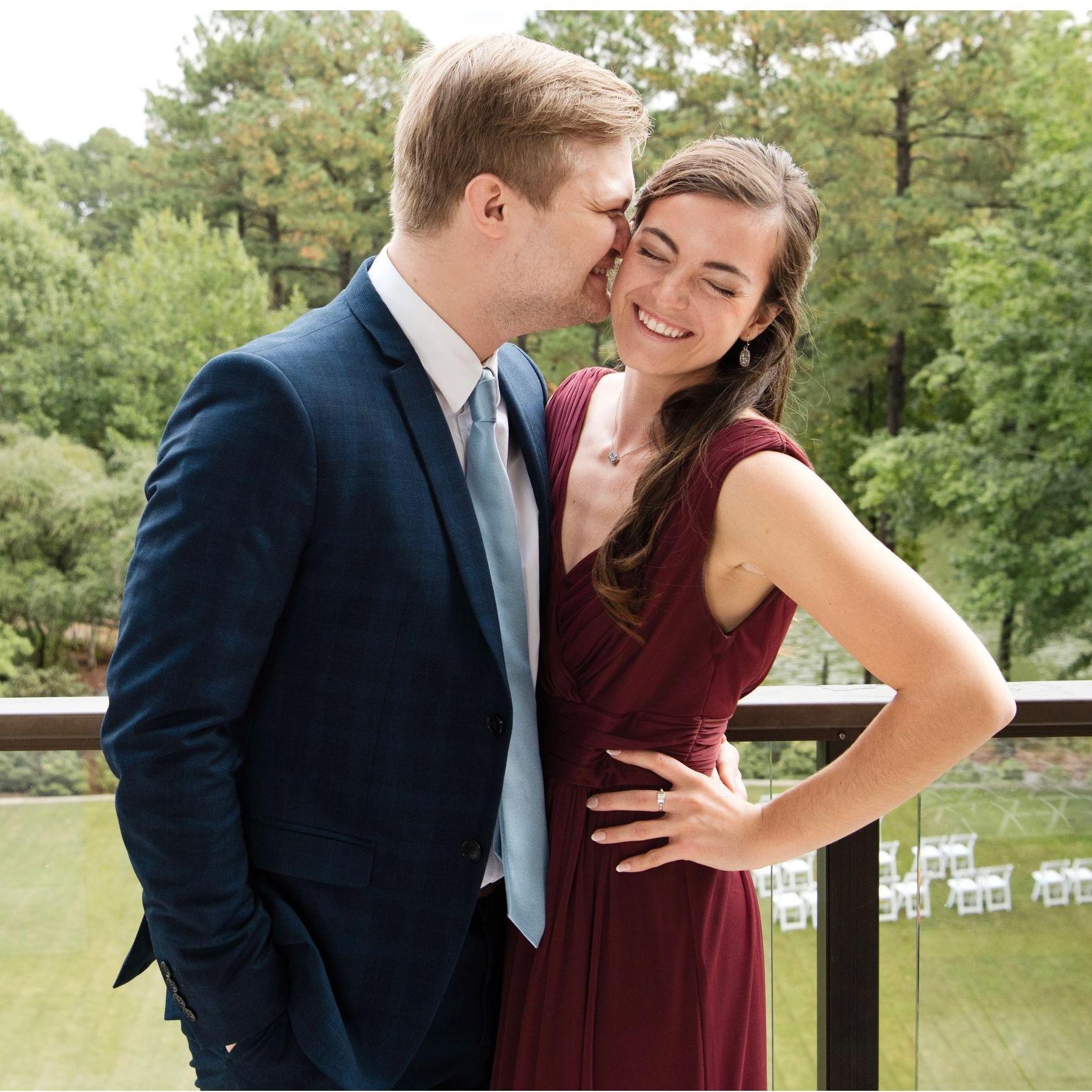 Henry was Katie's date to both her dad's and her mom's weddings! We love love <3