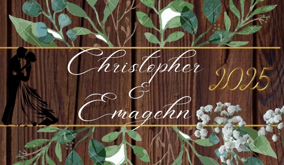 The Wedding Website of Christopher Kinman and Emagehn Champagne