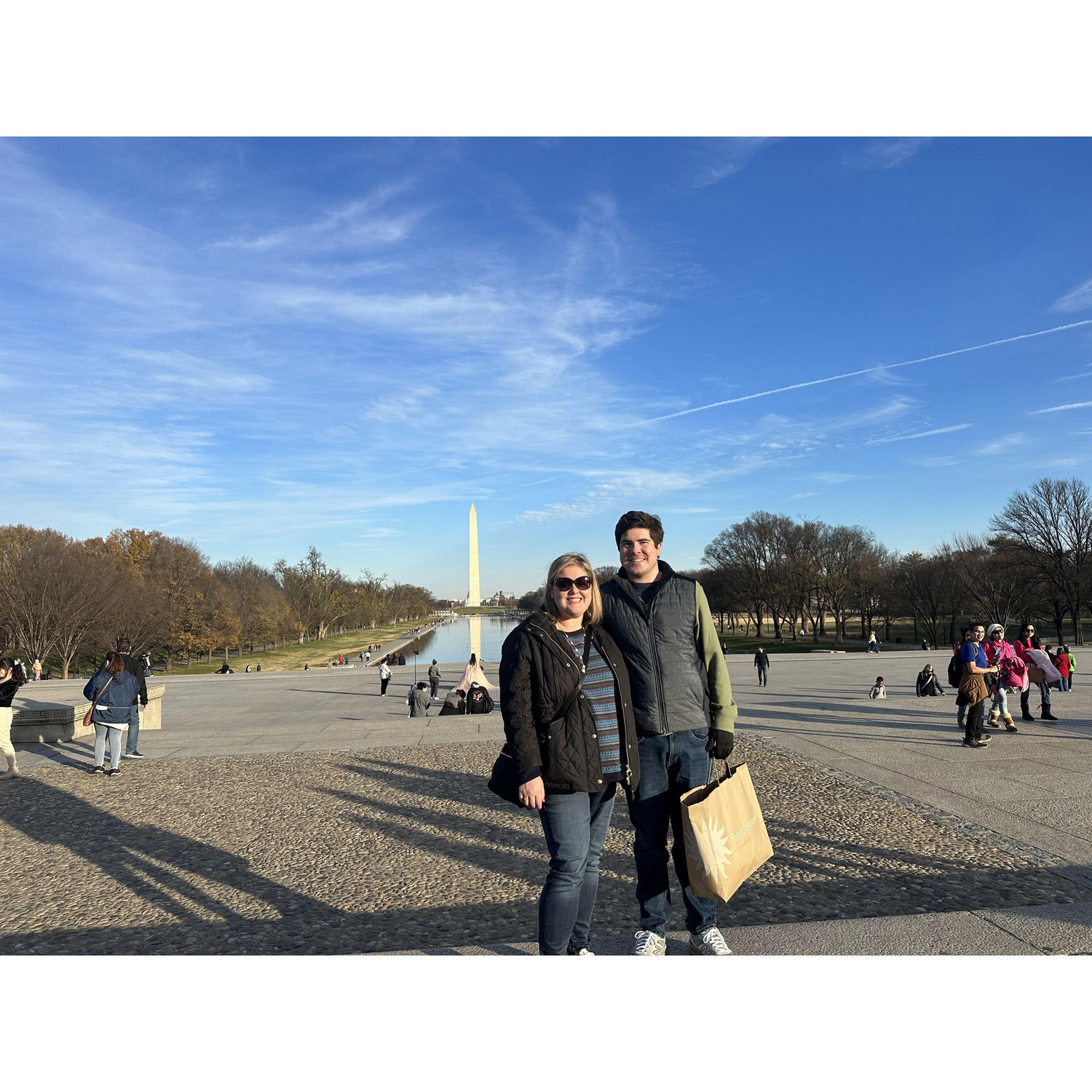 Visiting our friends Katherine and Carl in DC/Alexandria around Christmas
