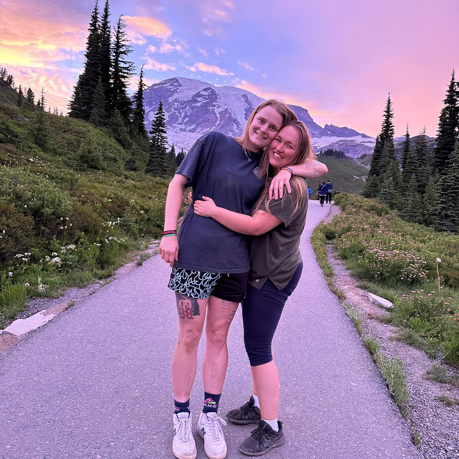 Our favorite Mt Rainier sunset, EVER!