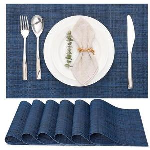 Myir Placemats, Navy Blue