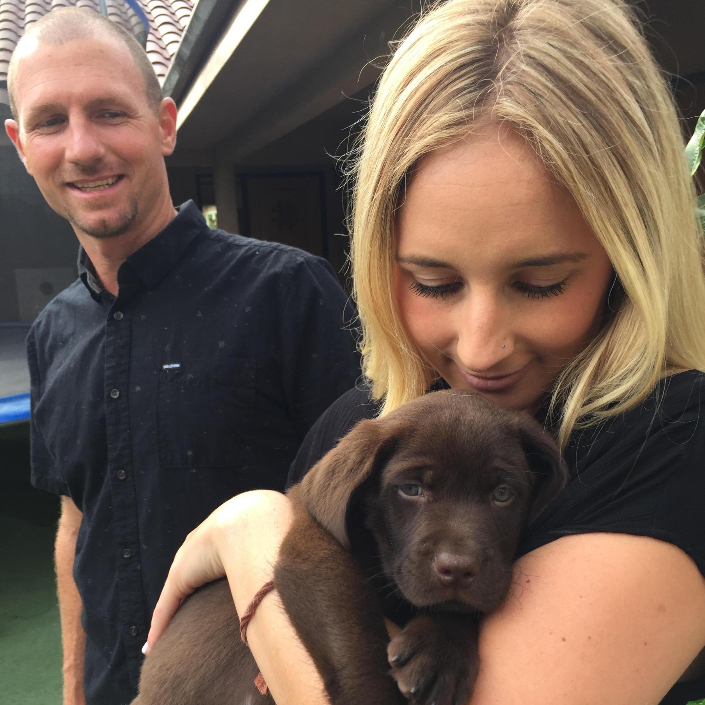 Day we got Kulu, 7 weeks old <3