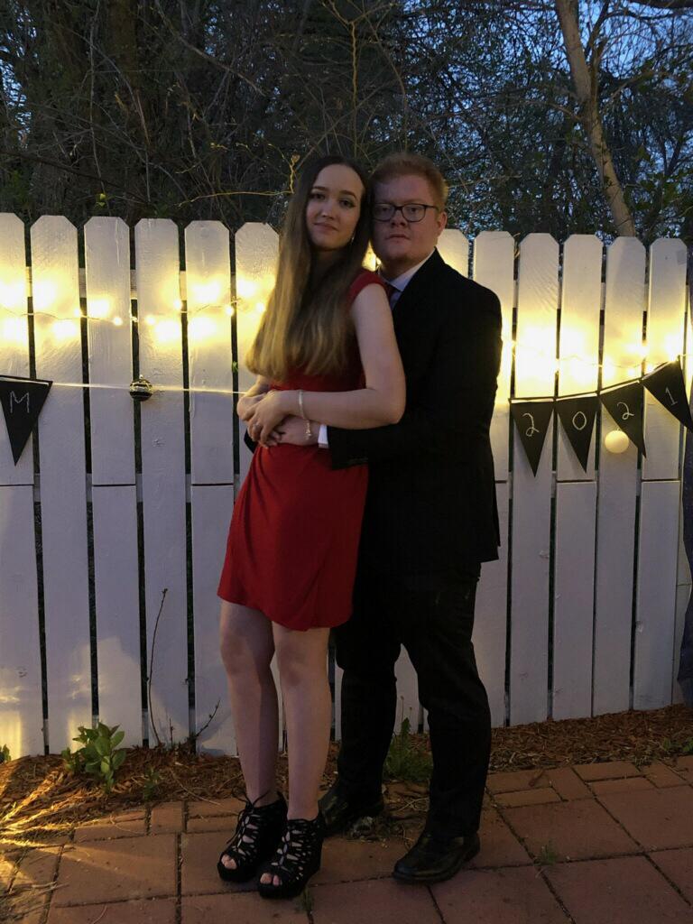 Our make-shift at-home prom