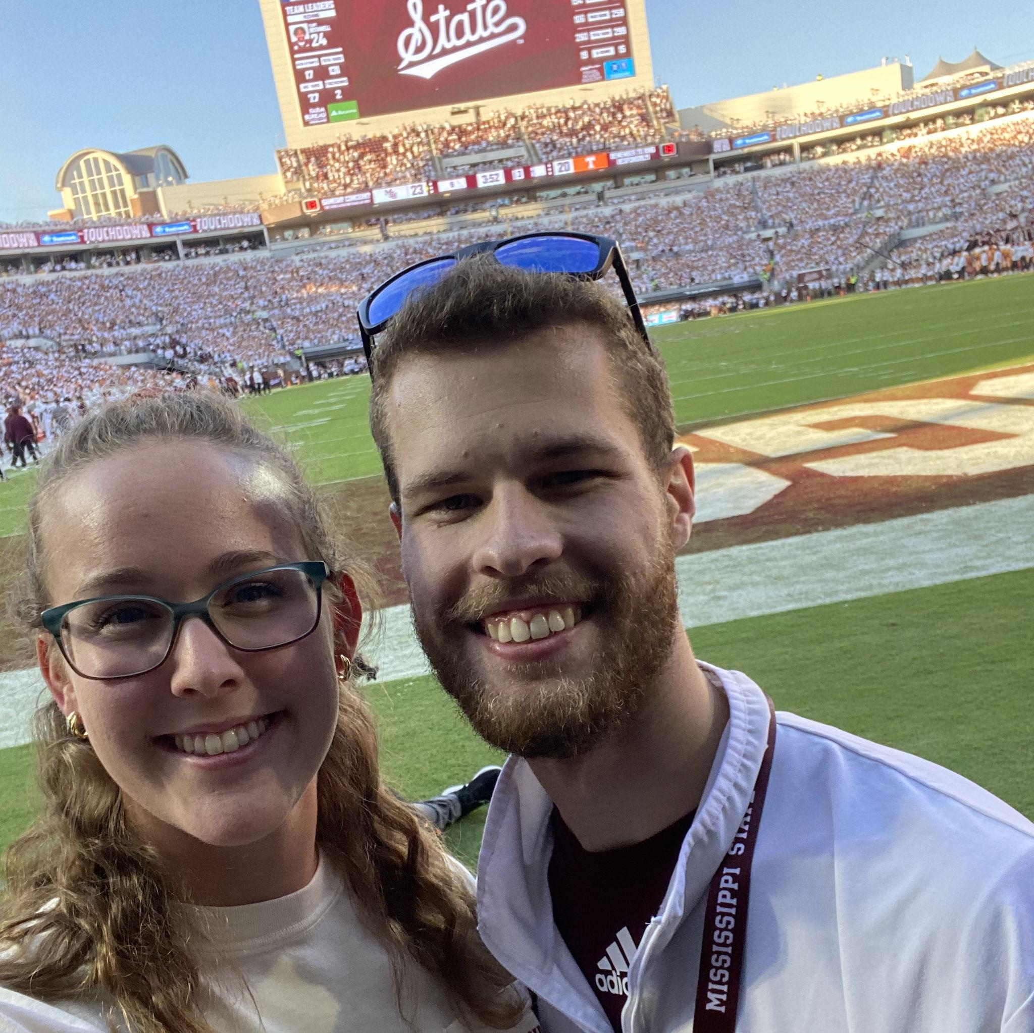 Aimee's First Mississippi State Football Game