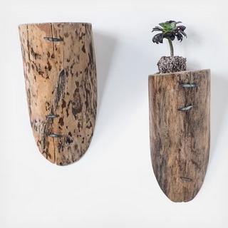 Ranch Split Stump Wall Shelf