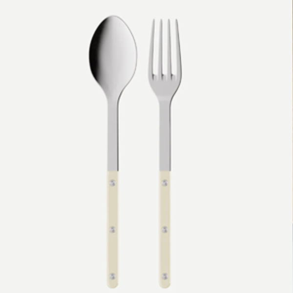 Bistrot Solid Serving Set, Ivory