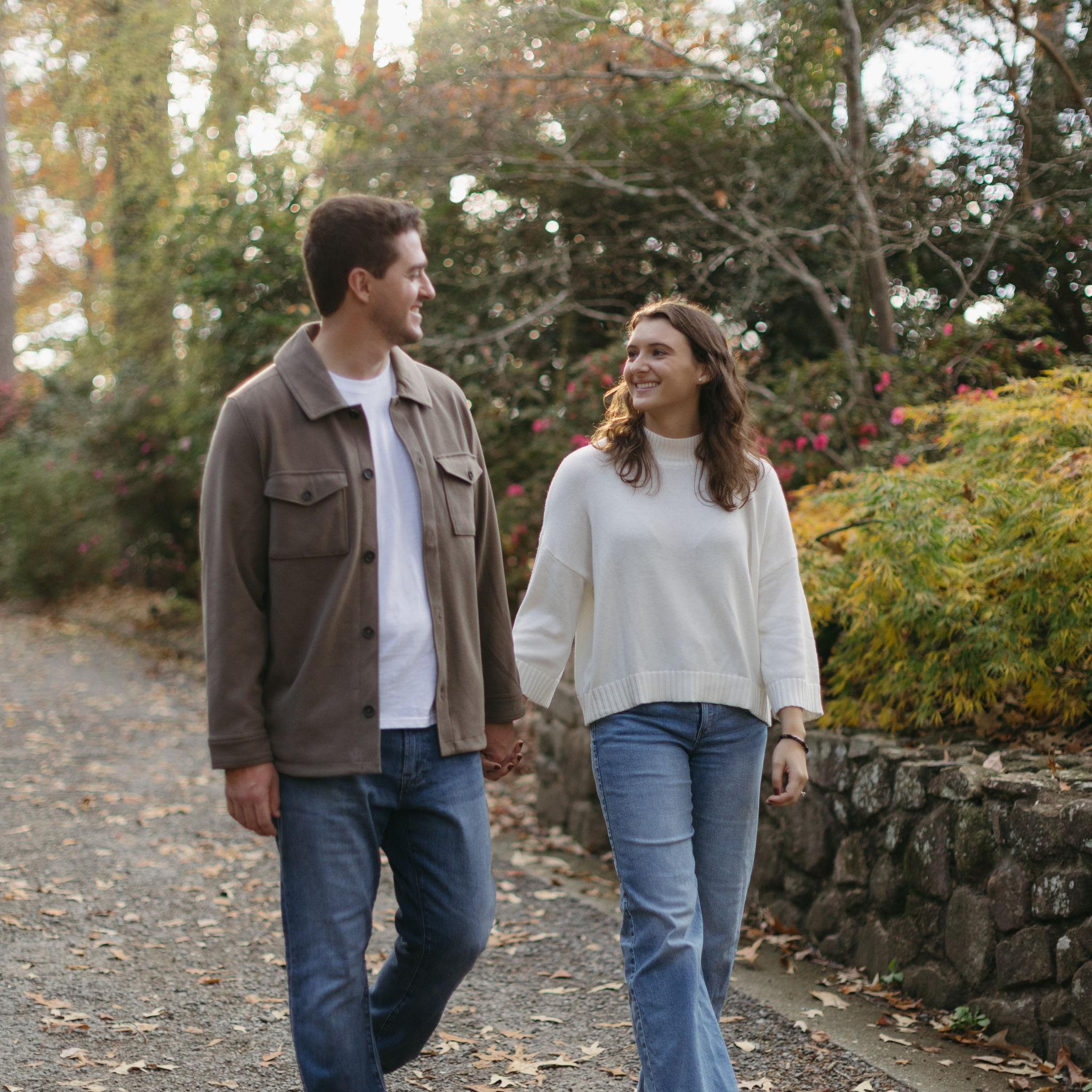 November 2025 - our engagement shoot at Duke Gardens!
