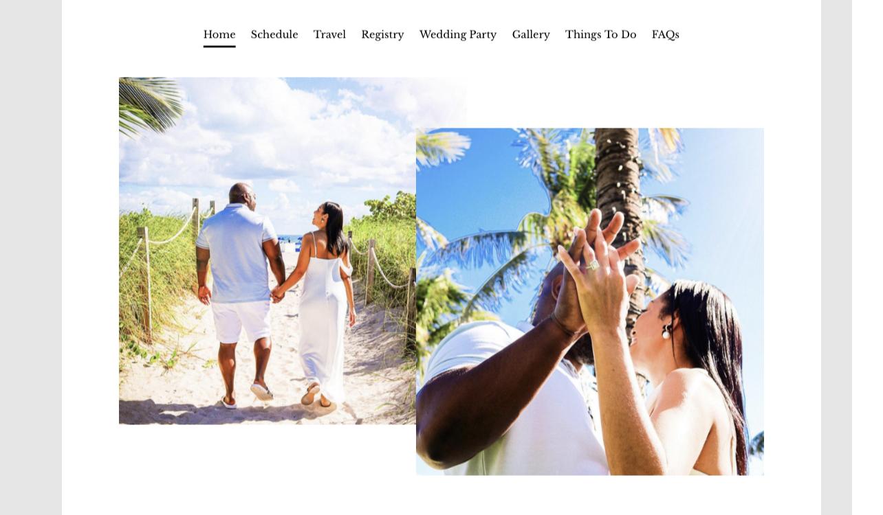 The Wedding Website of Dulce Peralta and Donald Carroll