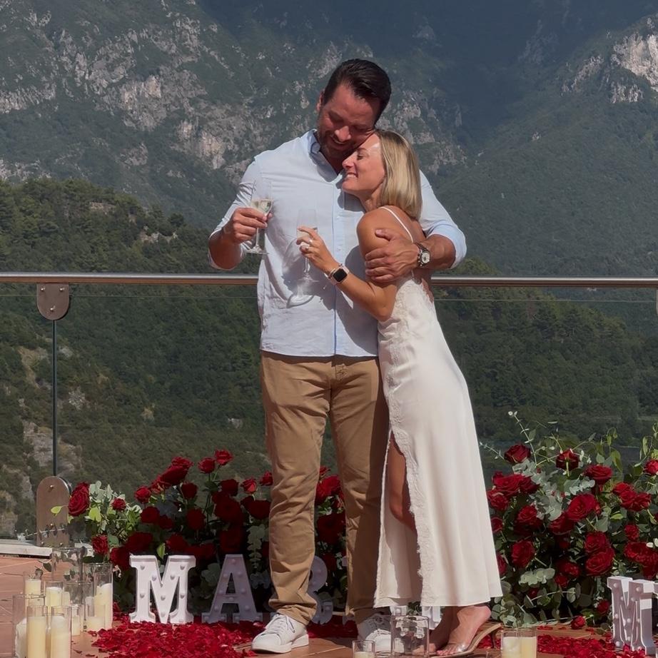 When he asked me to be his wife! 
Ravello, Italy
