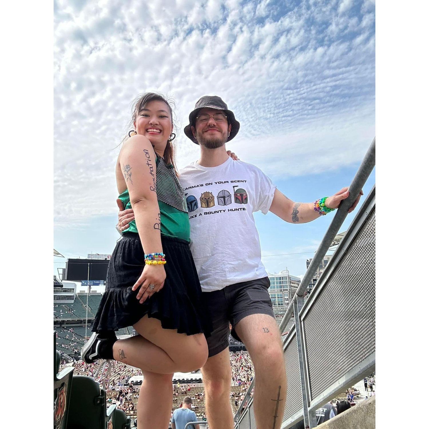Taylor Swift Concert in Cincinnati! Spencer was such a trooper for coming to this concert with me.