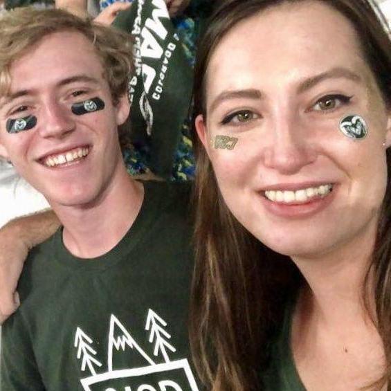 We attended our first football game together! The Rocky Mountain Showdown!