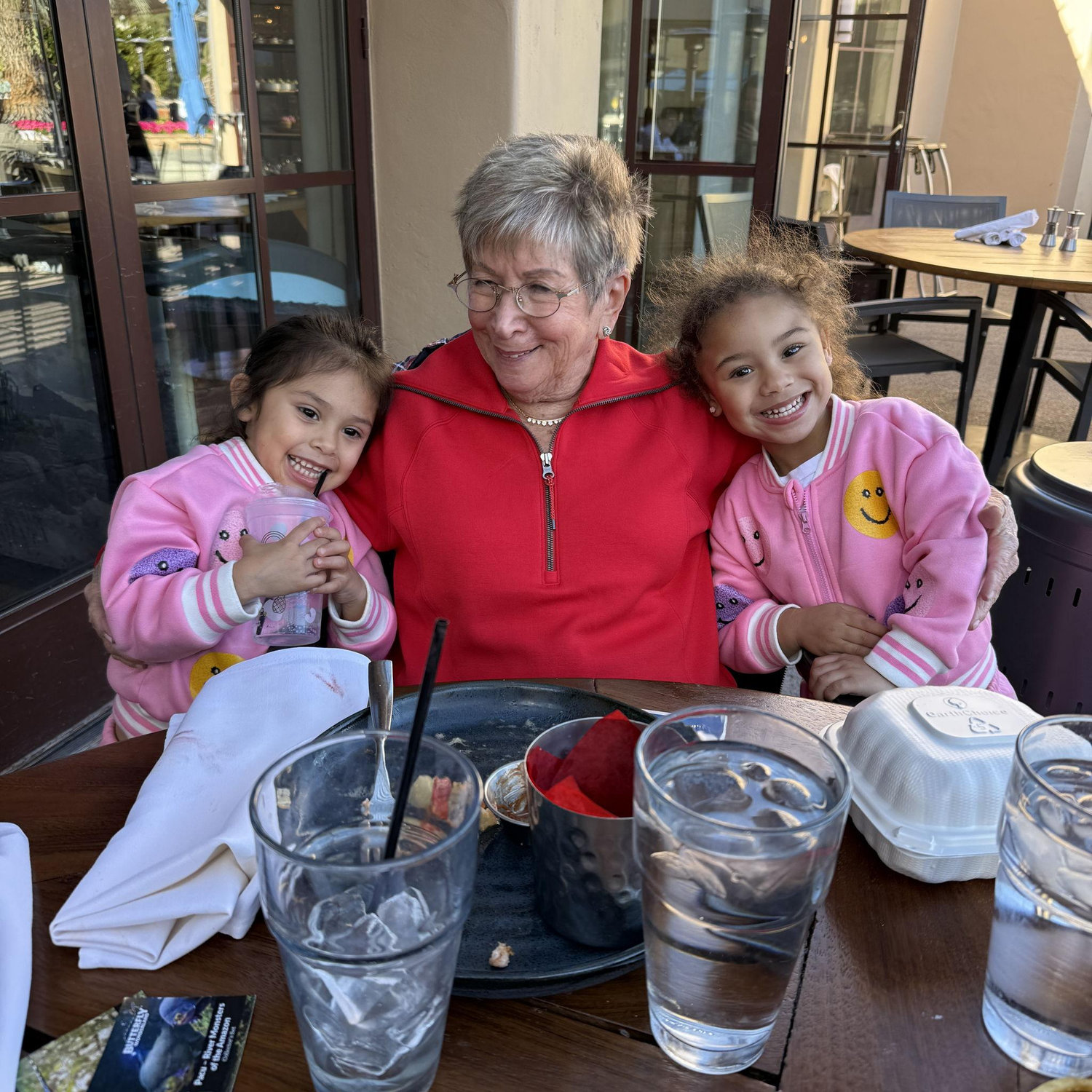 The girls and their Gigi! Integrating our families has meant the world to us!