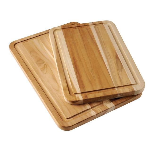 Tramontina 2-Piece Teak Wood Cutting Board Set