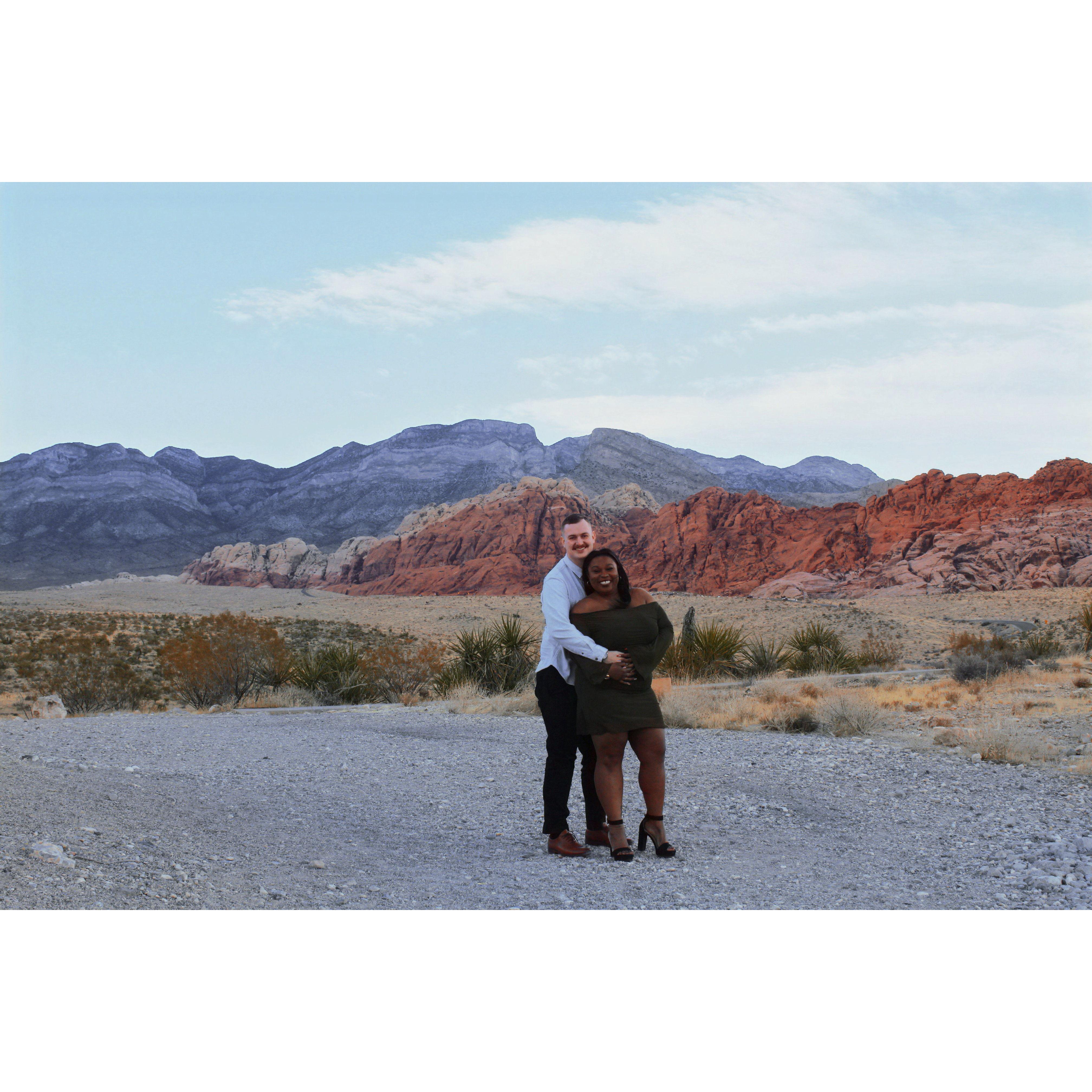 A trip to Red Rock mountains for a spontaneous photoshoot