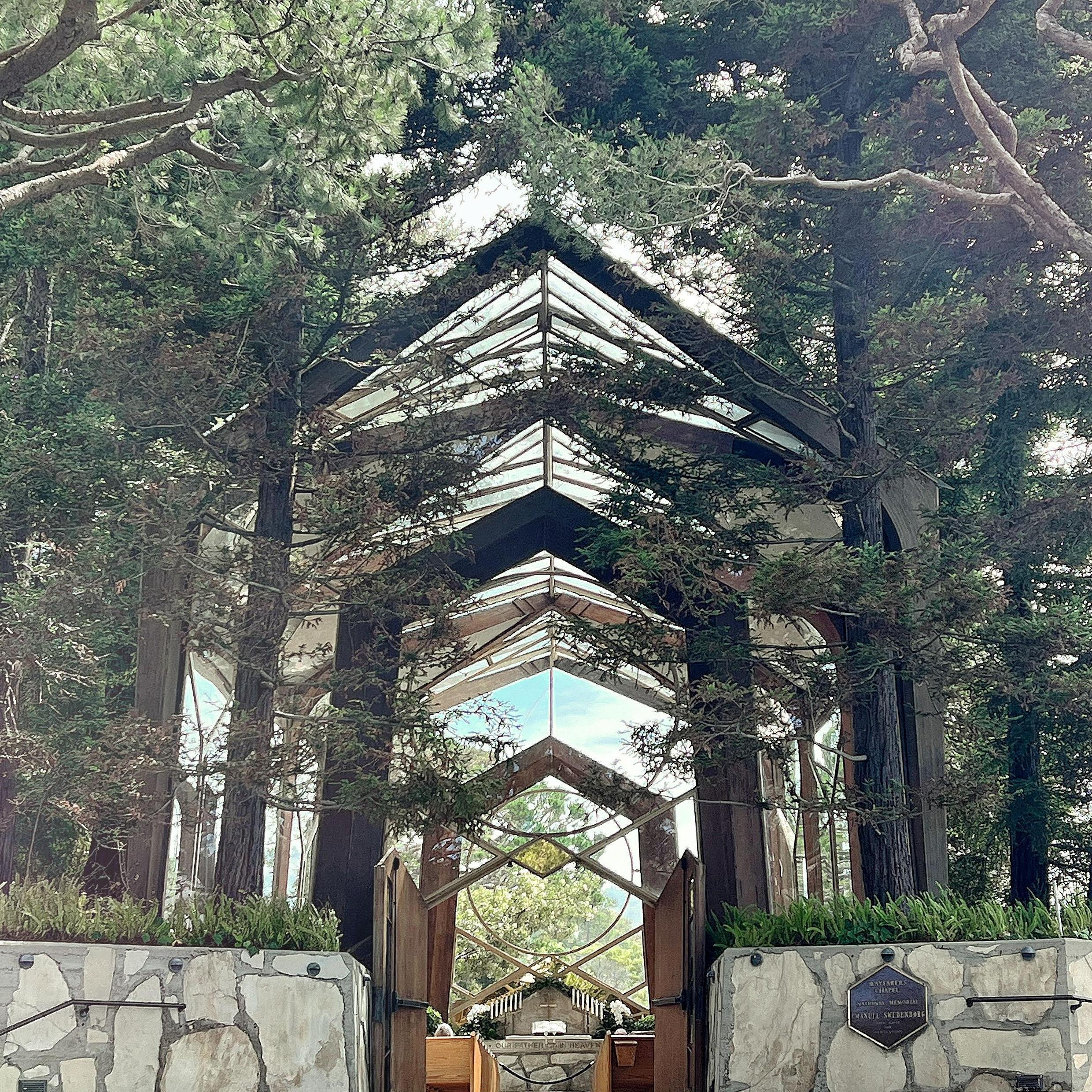 The Wayfarers Chapel where he proposed