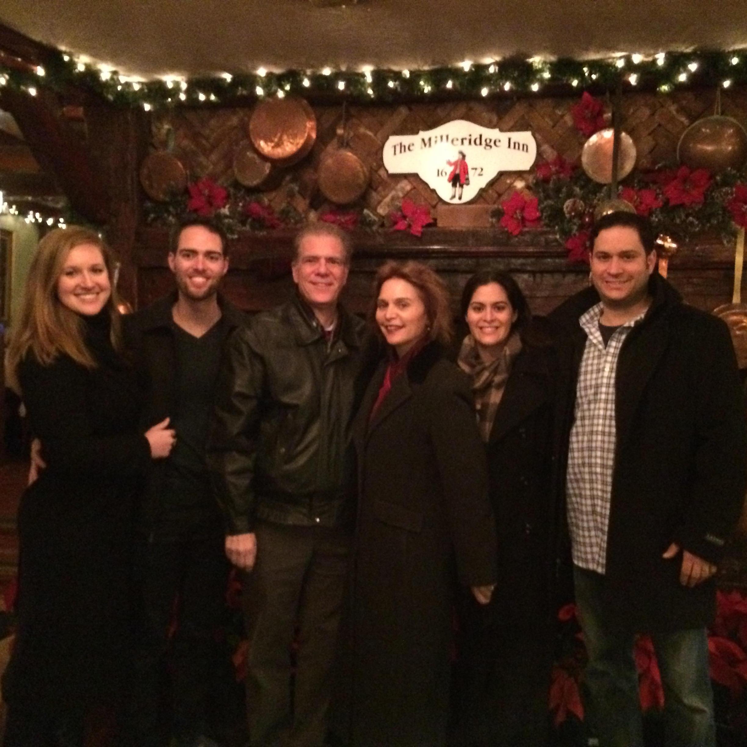 Christmas season dinner at the Milleridge Inn
December, 2016