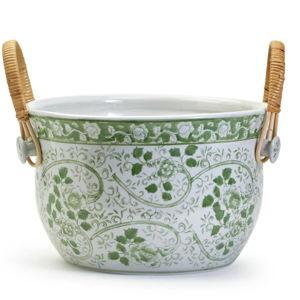 Countryside Party Bucket with Woven Cane Handles