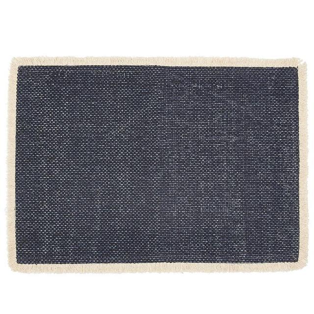 Mason Fringe Placemat, Set of 4 - Indigo