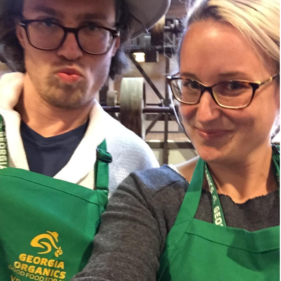February 27, 2016 | Volunteering at the Georgia Organics Conference