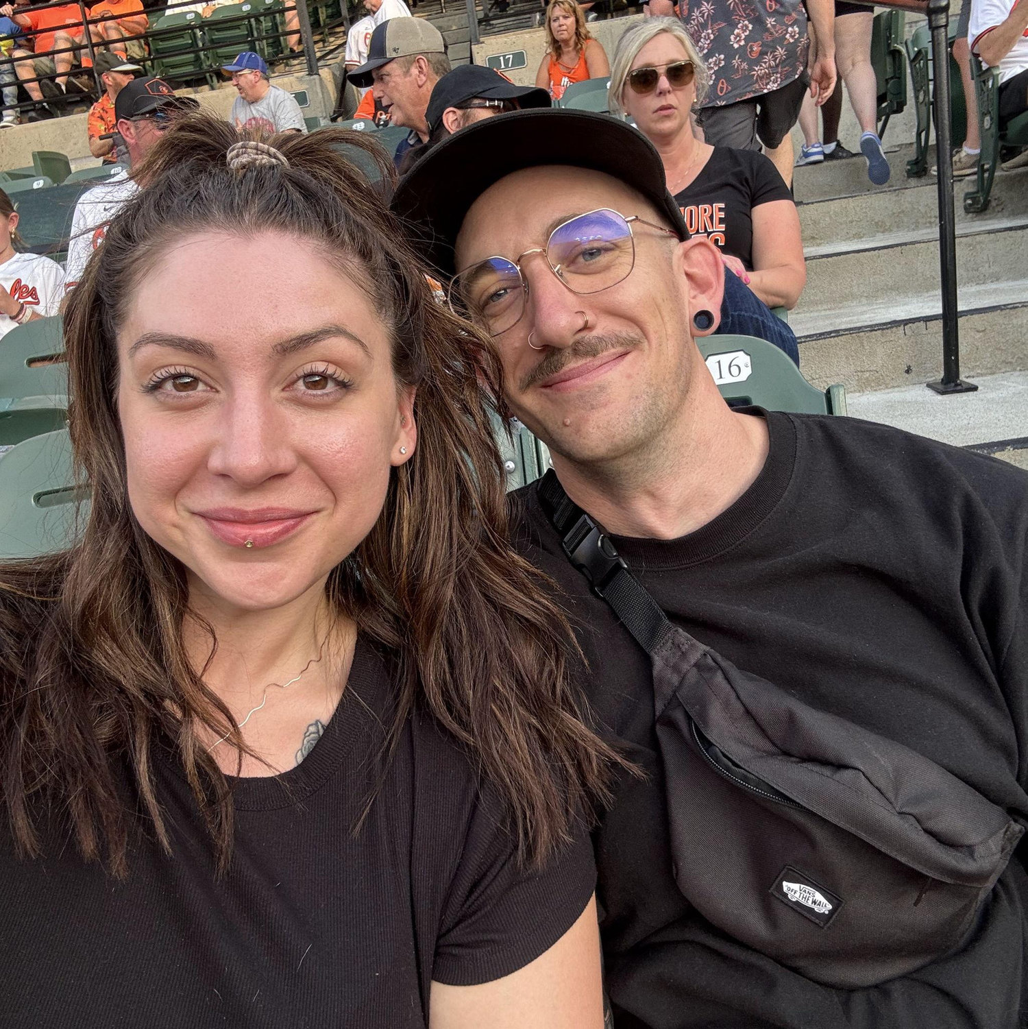 Enjoying an Orioles baseball game while visiting Baltimore in Summer 2025