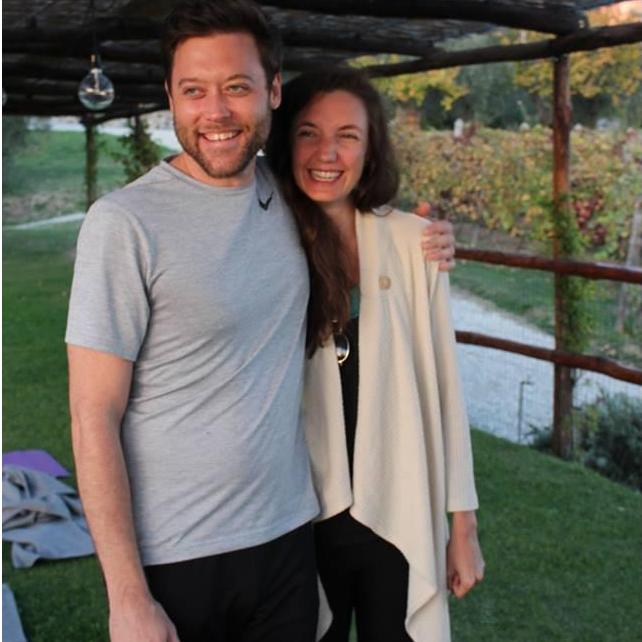 In Tuscany after a yoga class