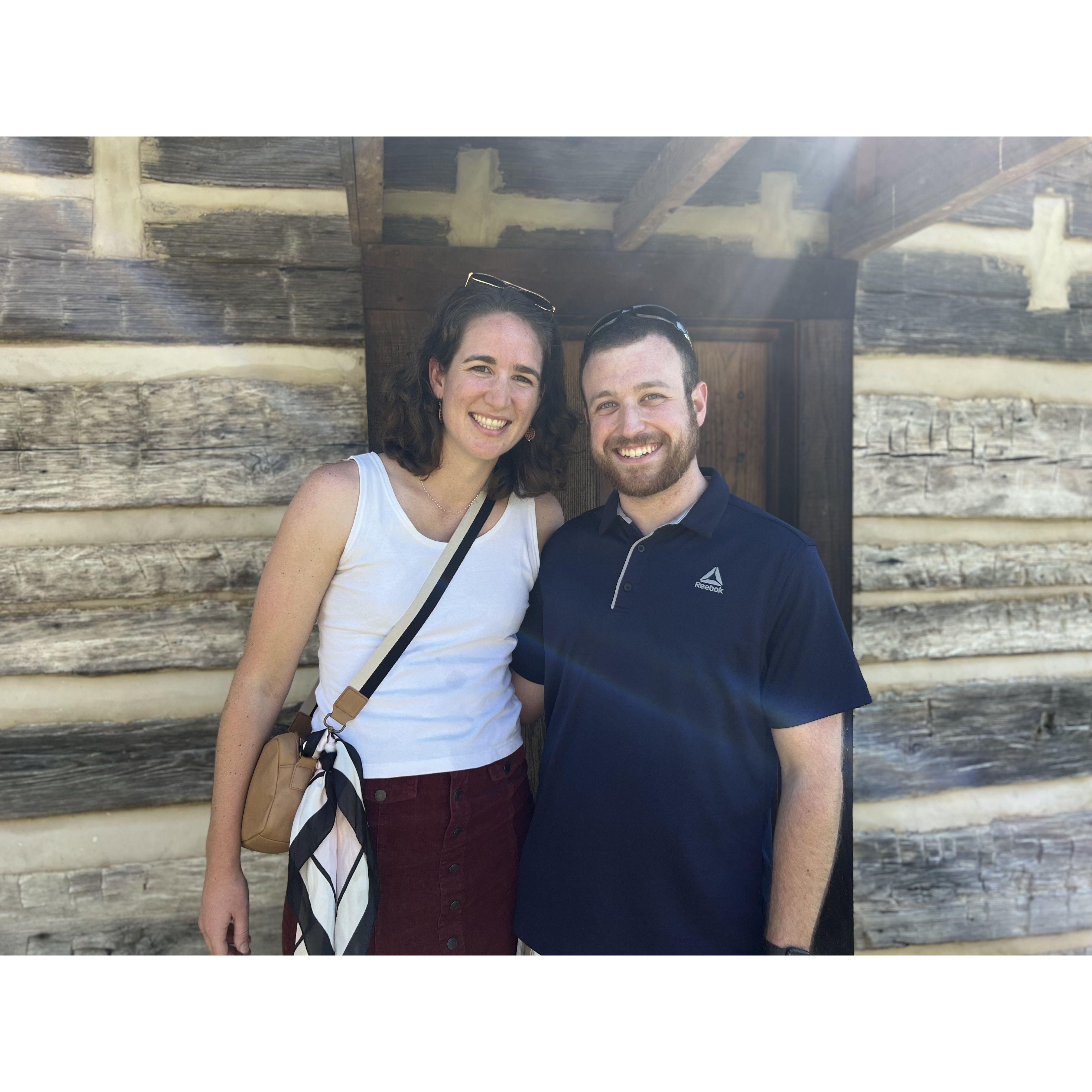 Our first picture together as a couple!