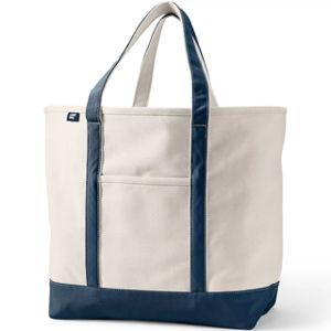 Extra Large 5 Pocket Open Top Canvas Tote Bag
