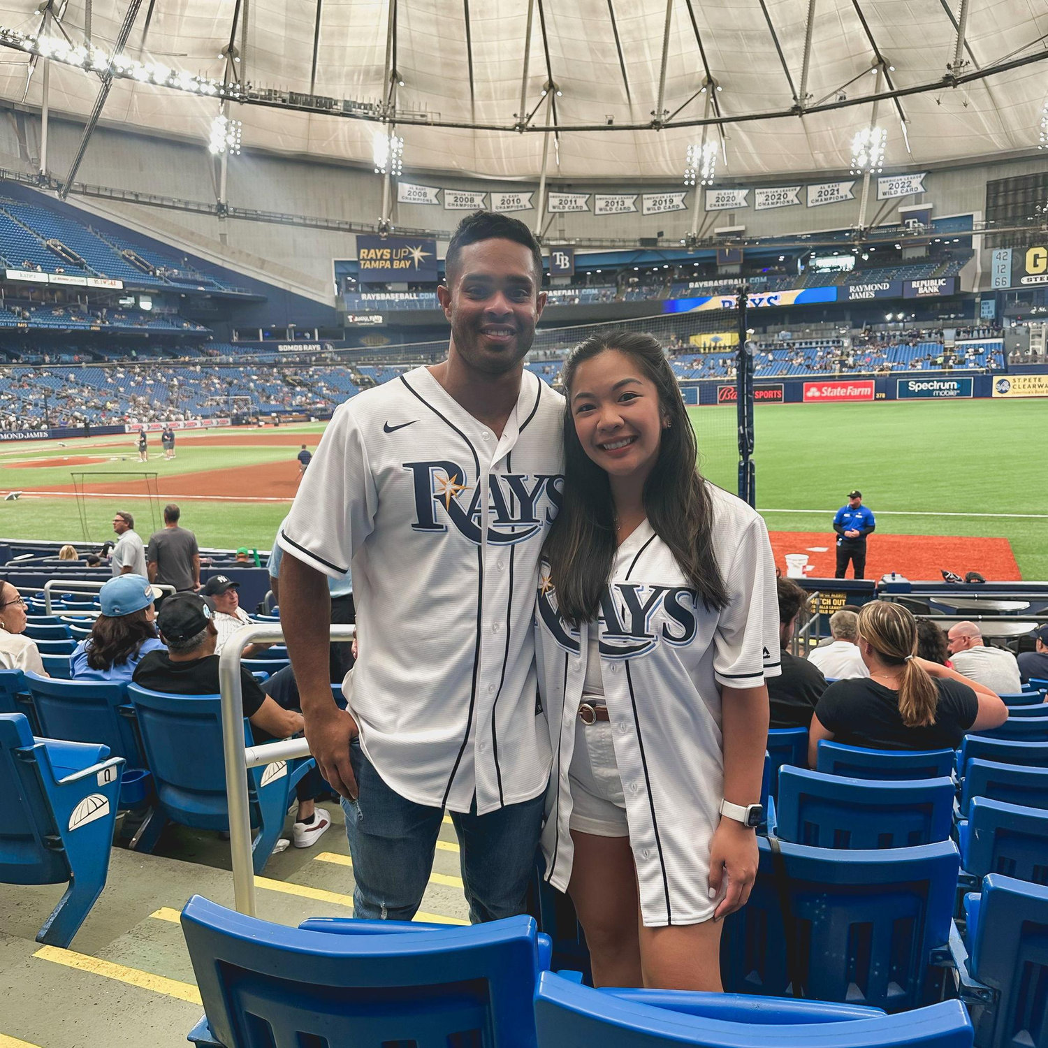 Surprise Tampa Bay Rays game for Jon's birthday
