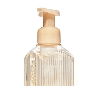Cream Vertical Lines Soap Dispenser