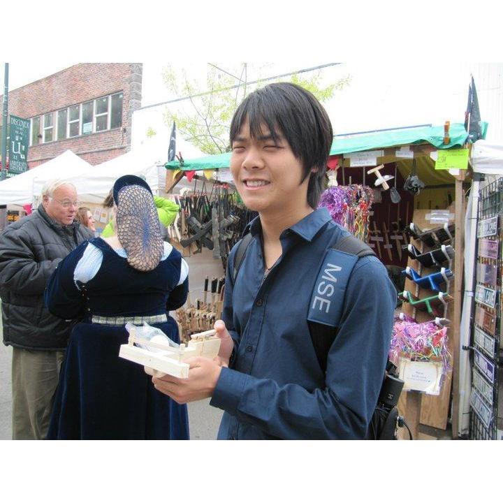 2011 UW Street Fair. 

Did you know that Hanna liked guys with long hair back then?