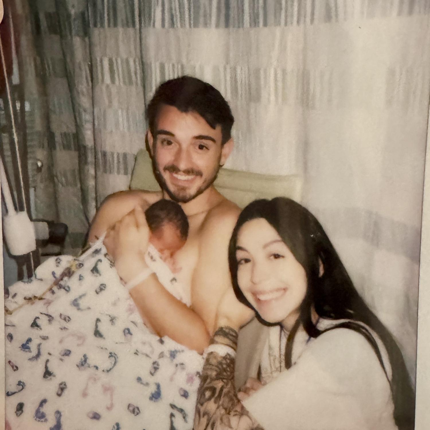 Our 1st photo as a family of 3